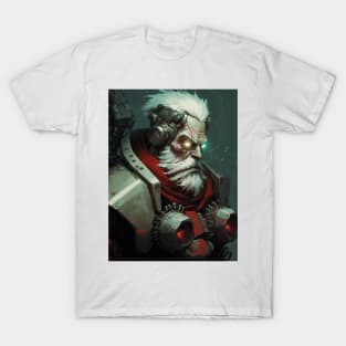 Cyborg Santa Clause T-Shirt